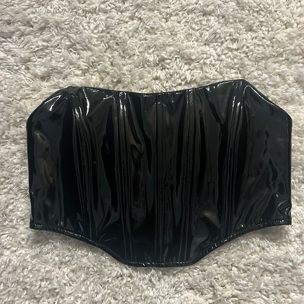 Garage Black corset top